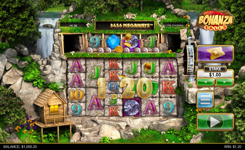 Bonanza Falls Big Win