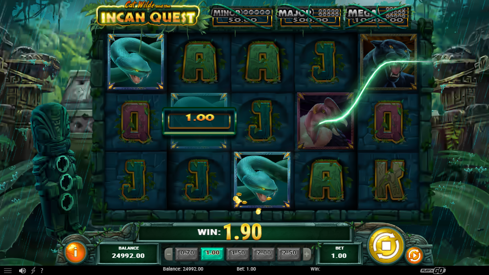 Cat Wilde and the Incan Quest Big Win