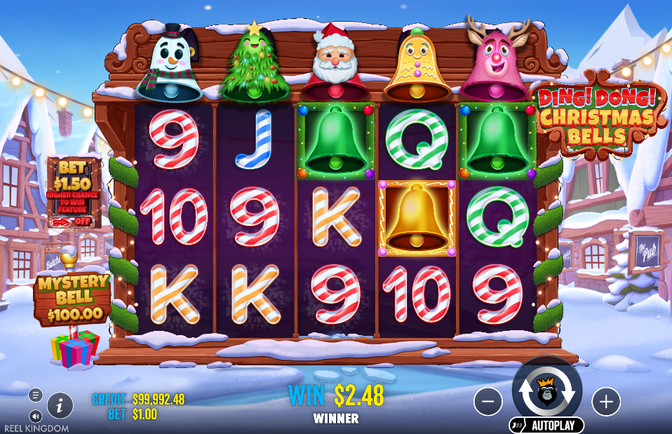 Ding Dong Christmas Bells Big Win