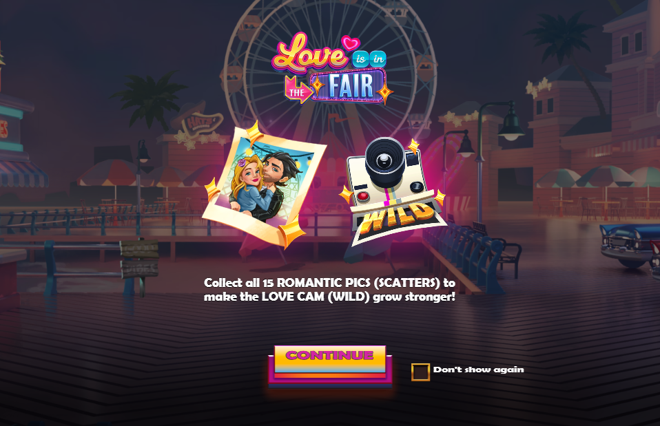 Love is in the Fair Welcome Page