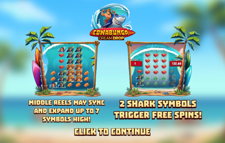 Cowabunga Dream Drop Slot
