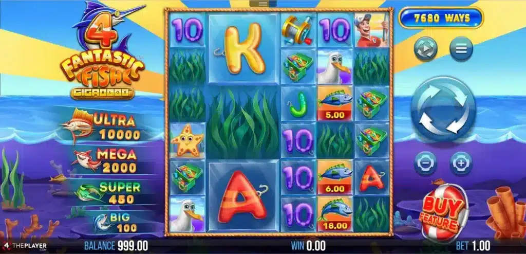 4 Fantastic Fish Gigablox Base Game