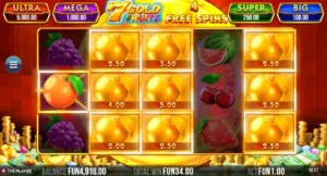 7 Gold Fruits - Free Spins
