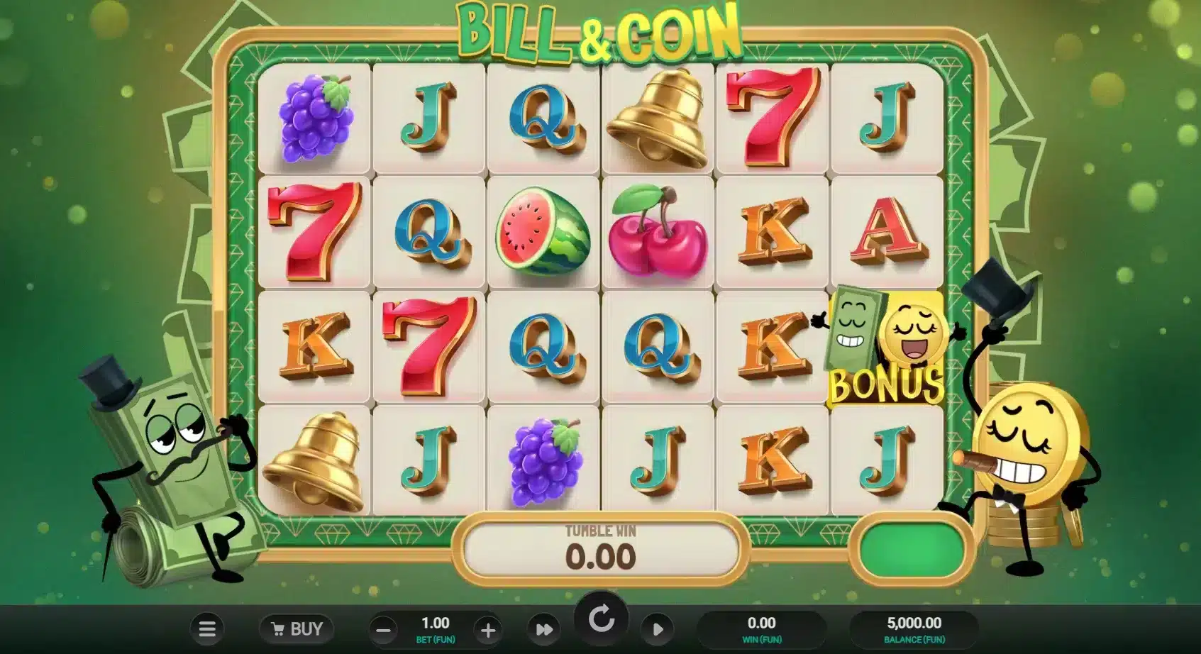 Bill & Coin Base Game