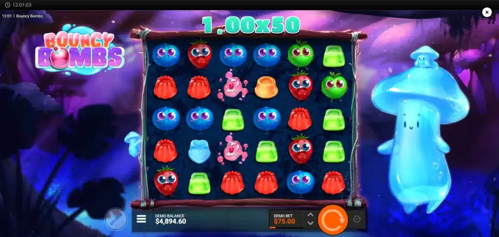 Bouncy Bombs Revealing Bombs Feature