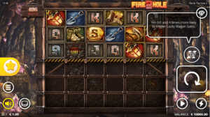 Fire in the Hole 2 slot Base Game