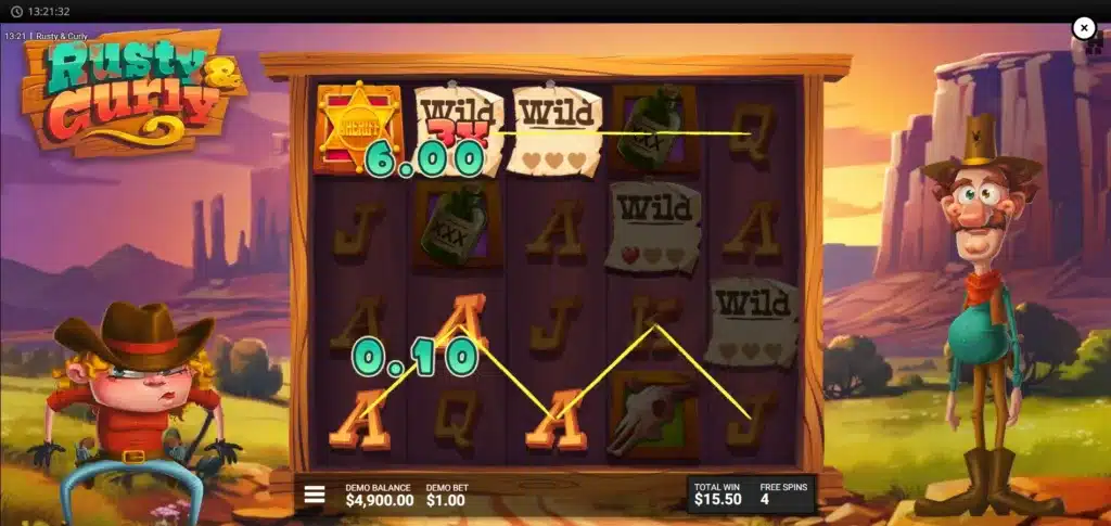 Rusty & Curly - Stick to the Plan! Free Spins
