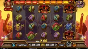 Undefeated Xerxes Free Spins