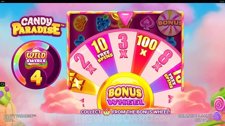 Candy Paradise Bonus Wheel