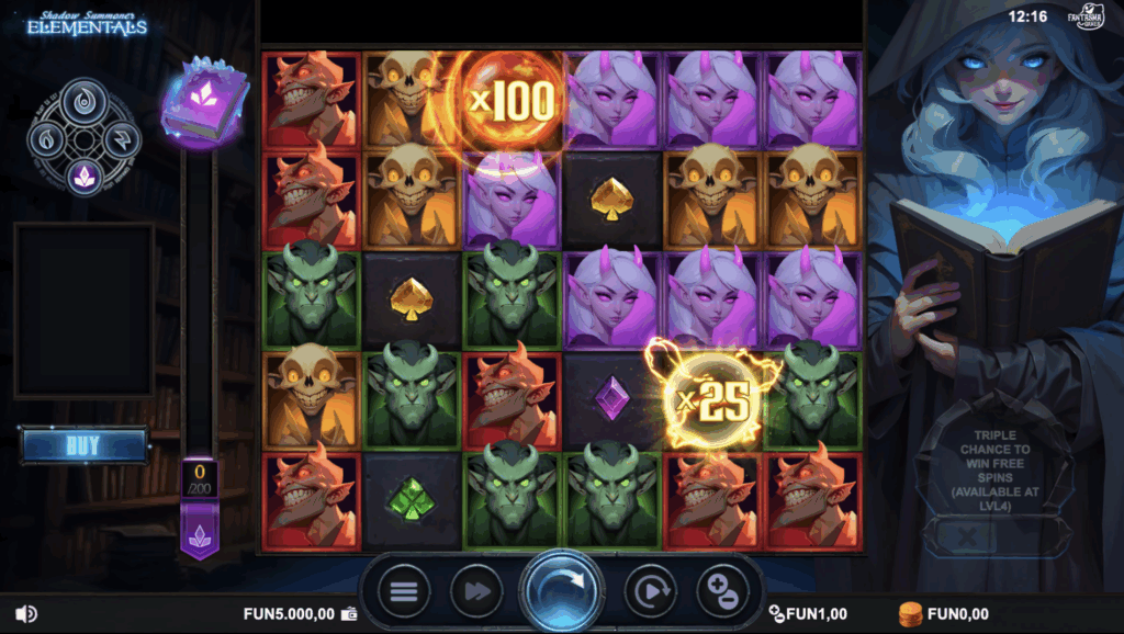 Shadow Summoner Elementals Slot