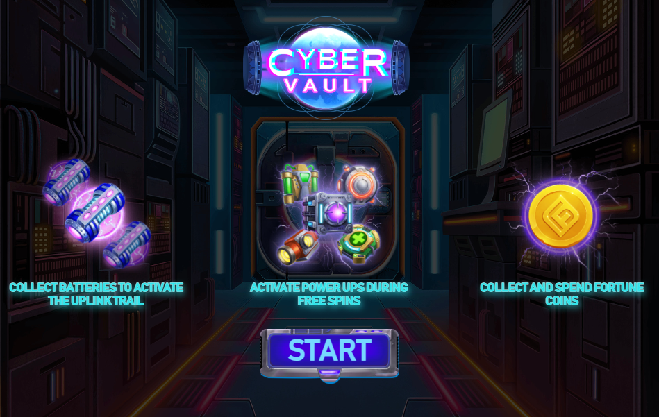 Cyber Vault Welcome Page