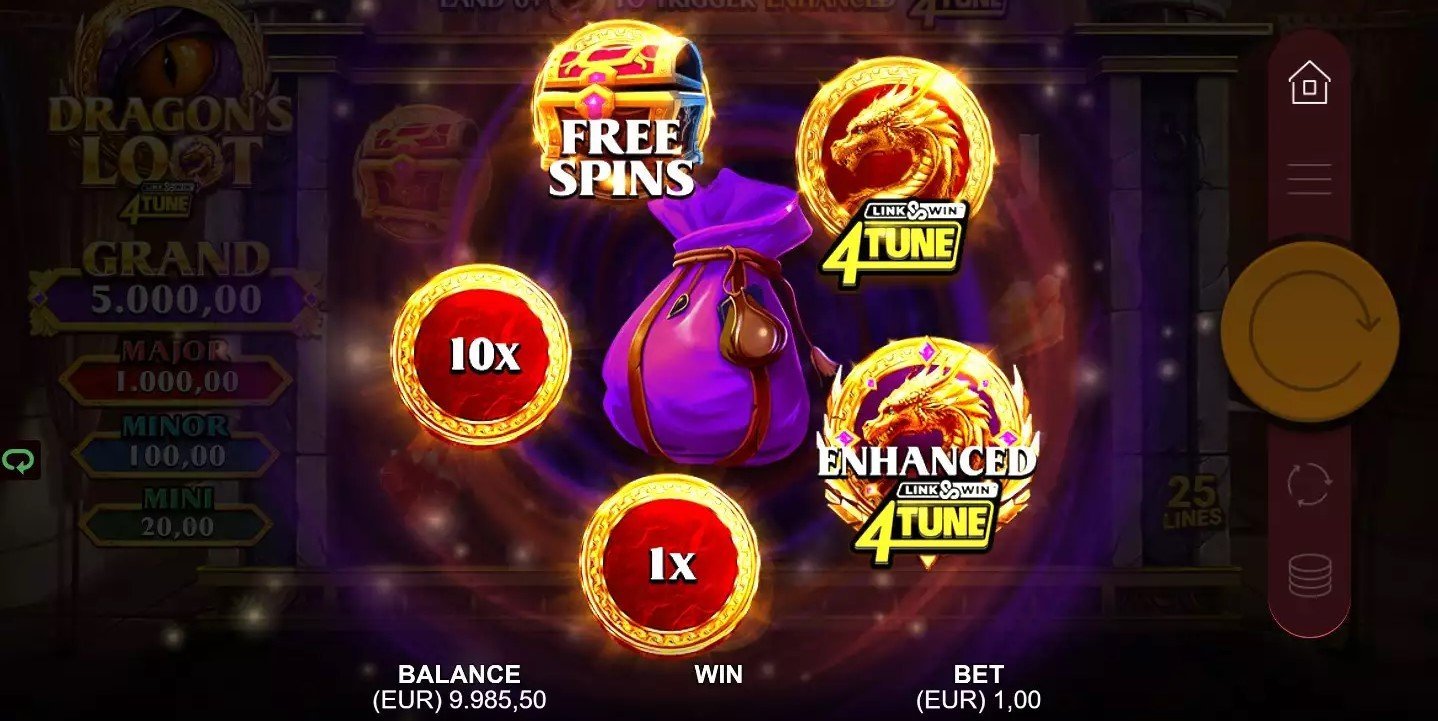 Dragon's Loot Feature