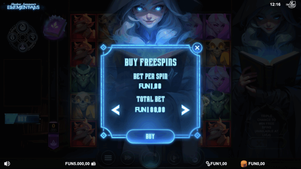 Shadow Summoner Elementals Slot