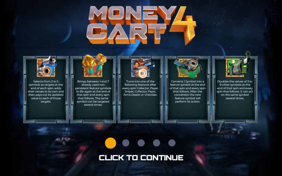 Money Cart 4 Welcome Page
