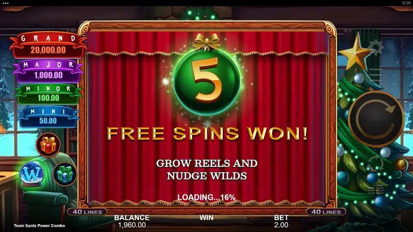 Team Santa Free Spins