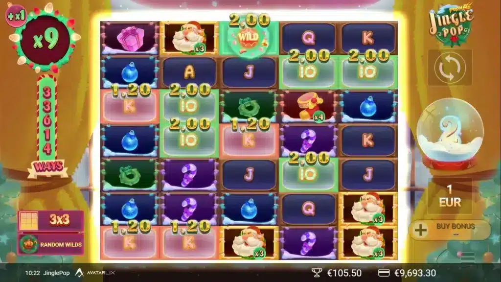 JinglePop Free Spins