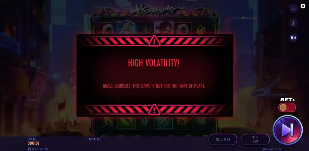 Xterminate High Volatility