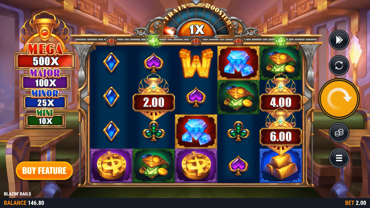 Blazin' Rails Base Game