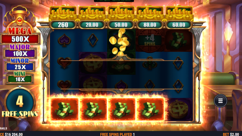 Blazin' Rails Free Spins