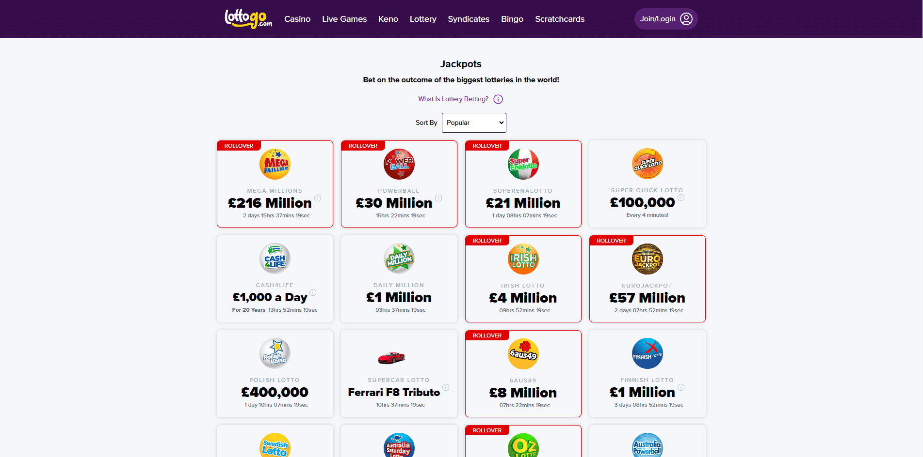 lottogo lottery