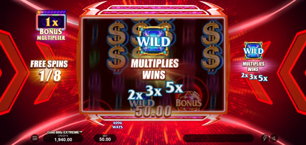 Gold Blitz Extreme Slot Multiplier