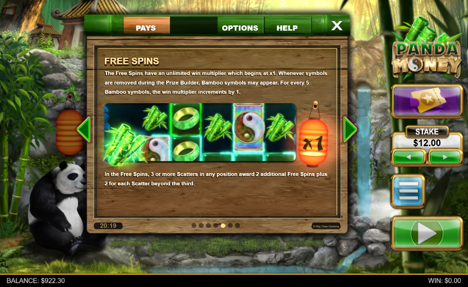 Panda Money Free Spins