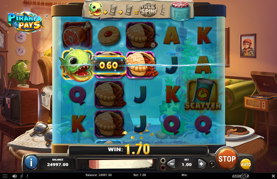 Piranha Pays Big Win