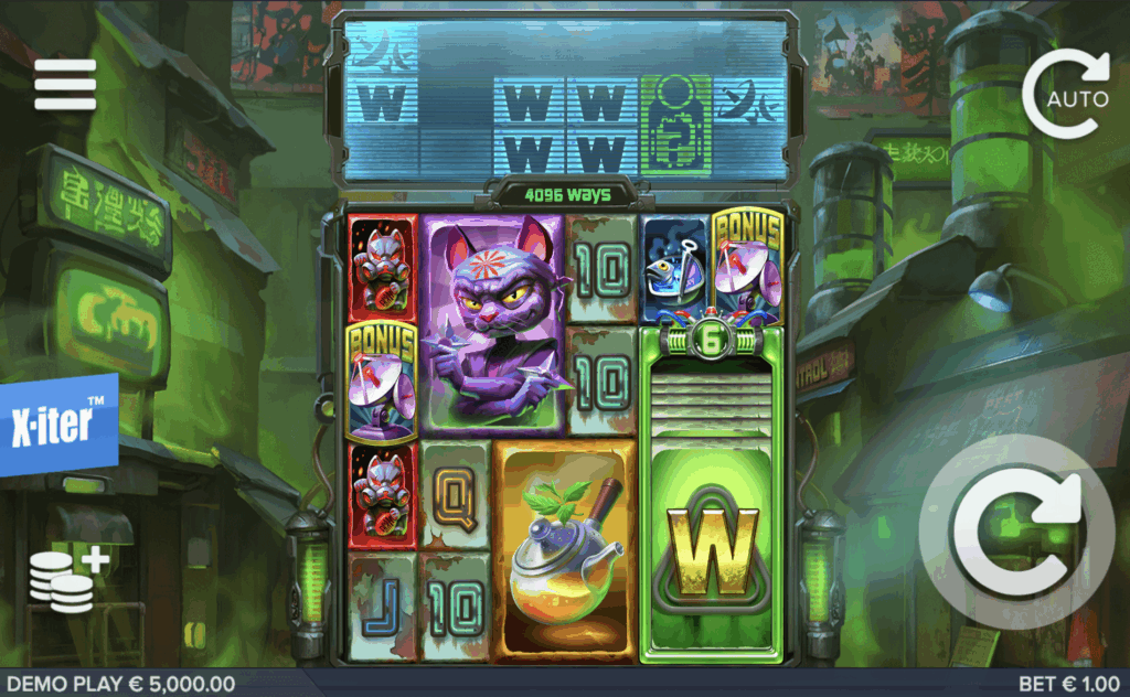 Gritty Kitty of Nitropolis Slot