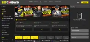 BetGoodwin Casino Homepage
