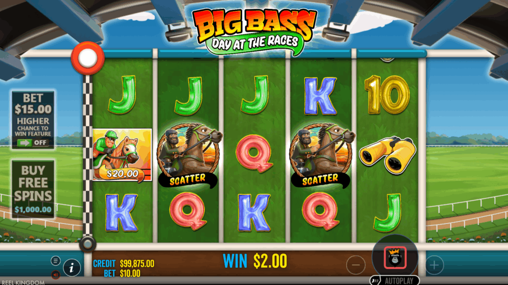 Bigger Bass Day at the Races Scatter Symbol