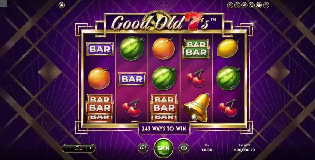 Good Old 7's Base Game