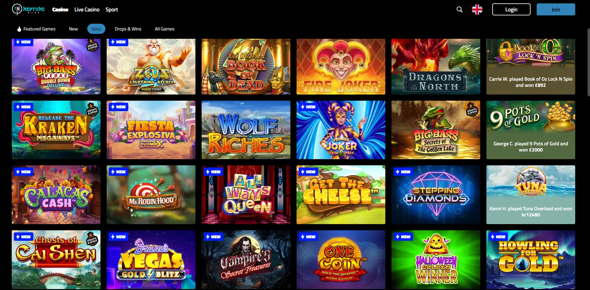 Neptune Play Slots