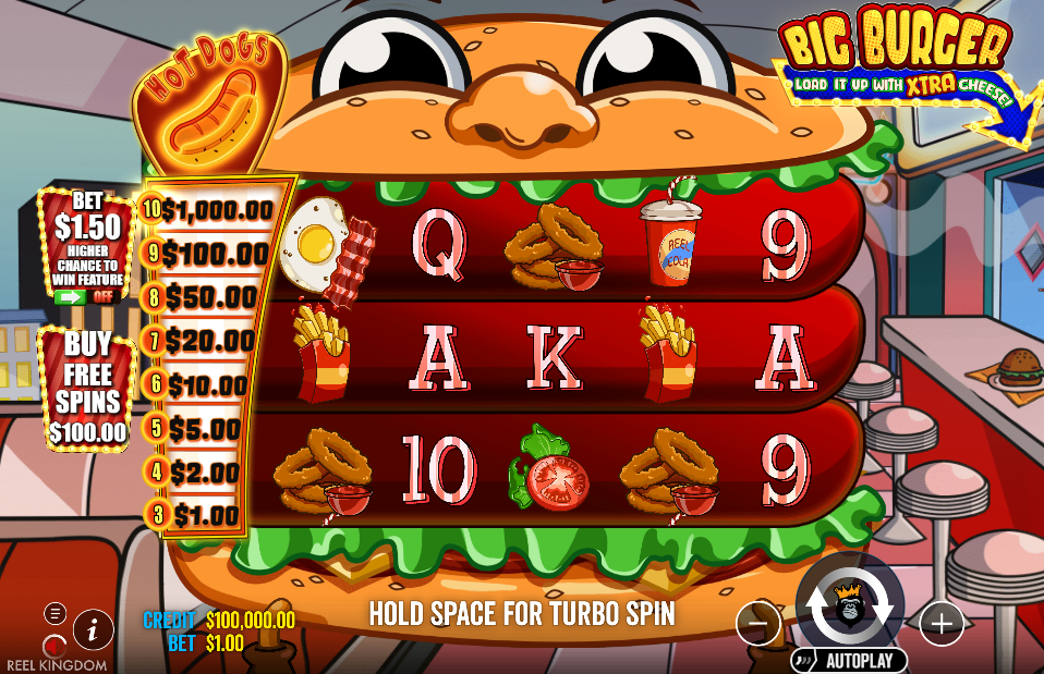 Big Burgers Load It Up With Xtra Cheese Base Game