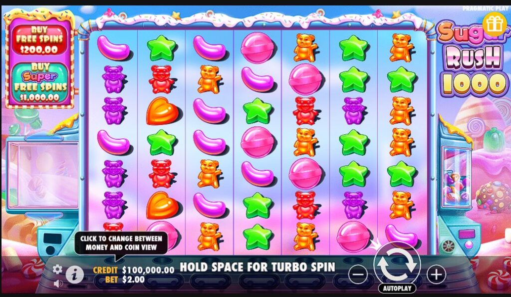 sugar rush casino sceenshot