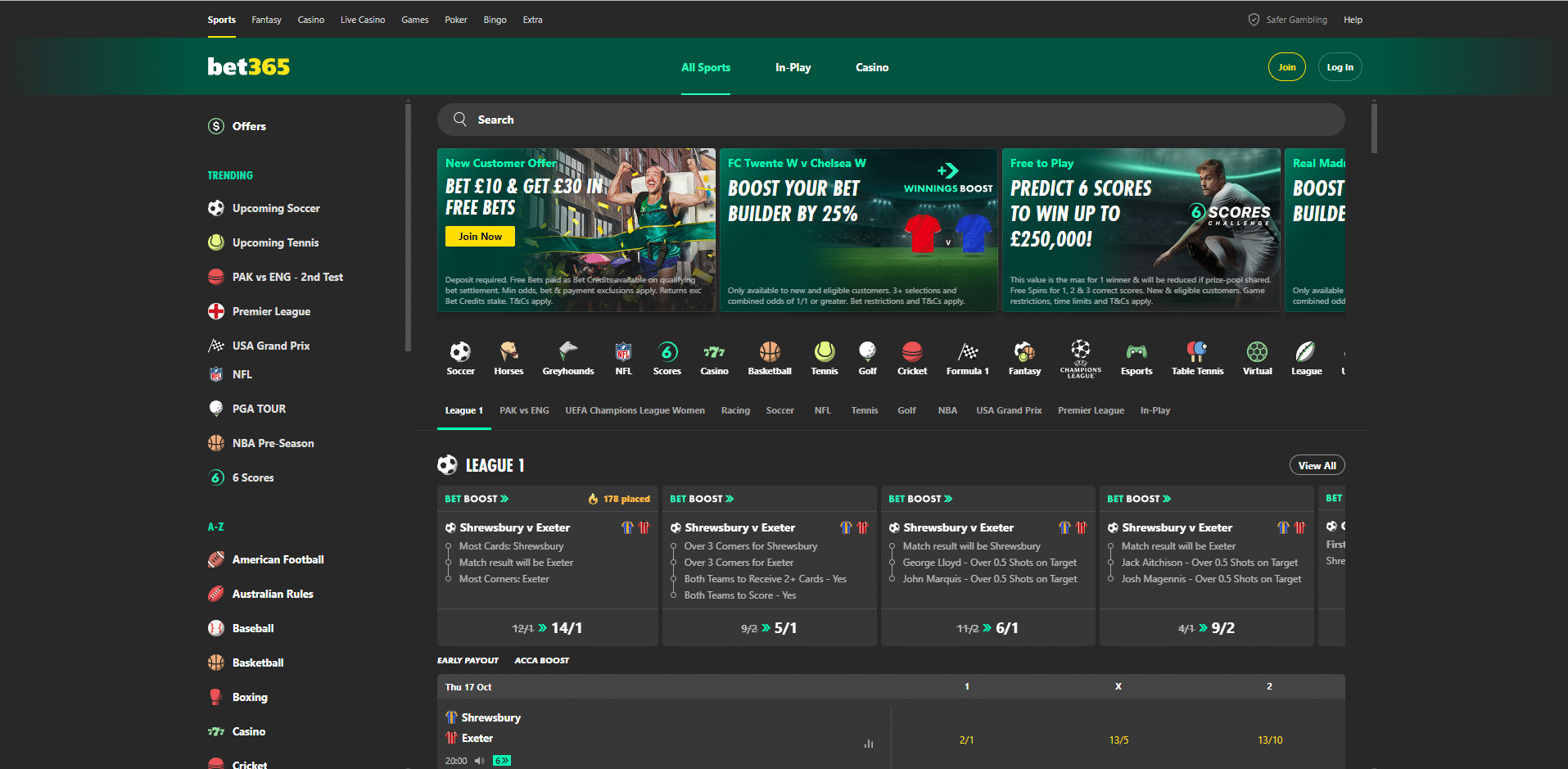 Bet365 Sports