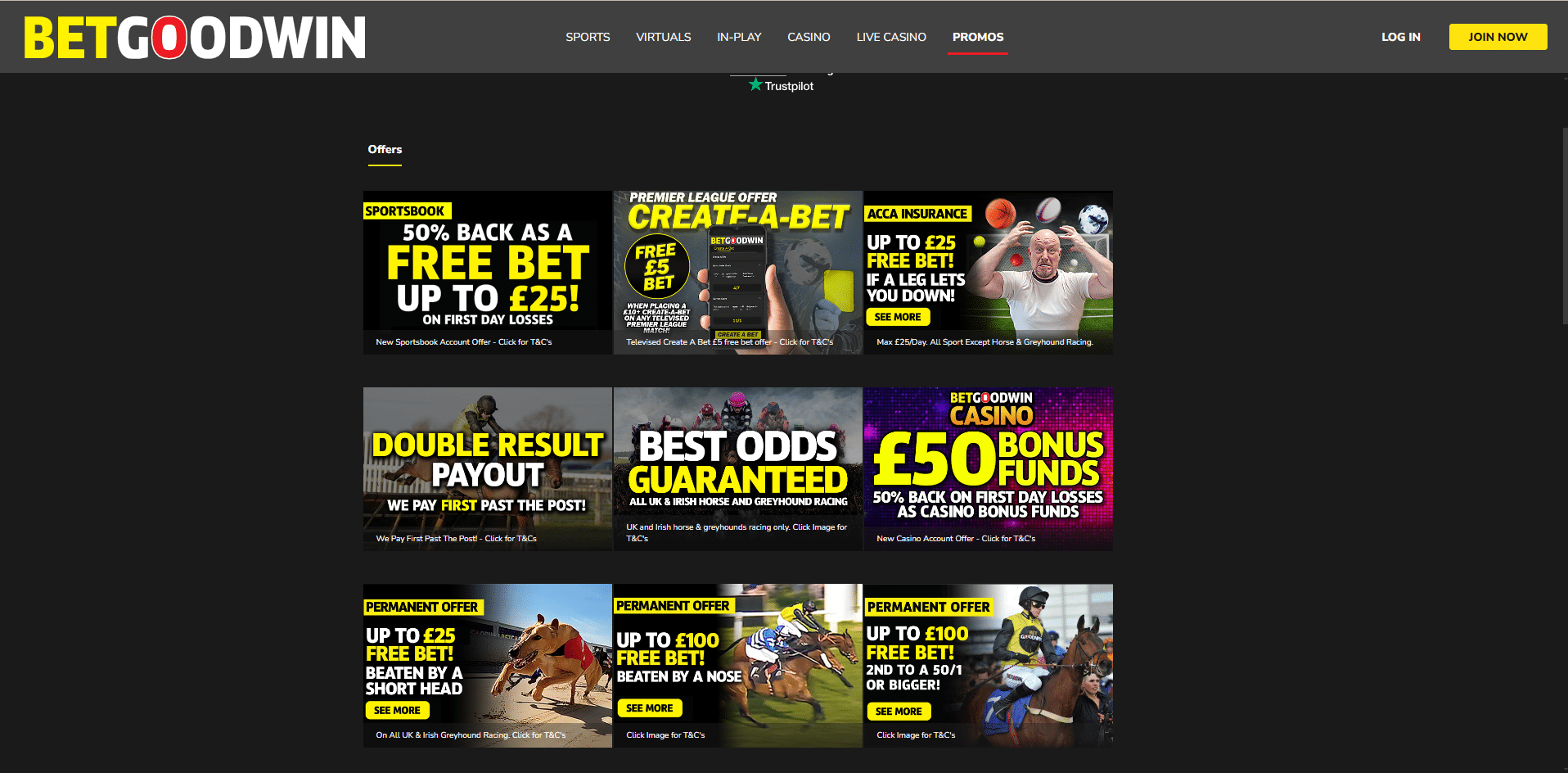 betgoodwin casino promotions