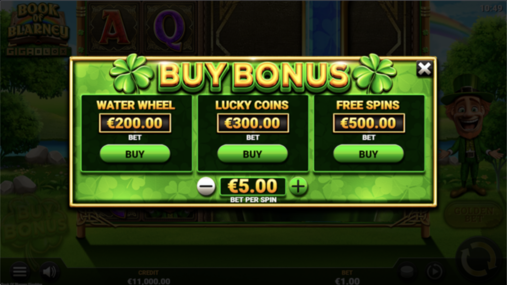 Book of Blarney Gigablox Bonus