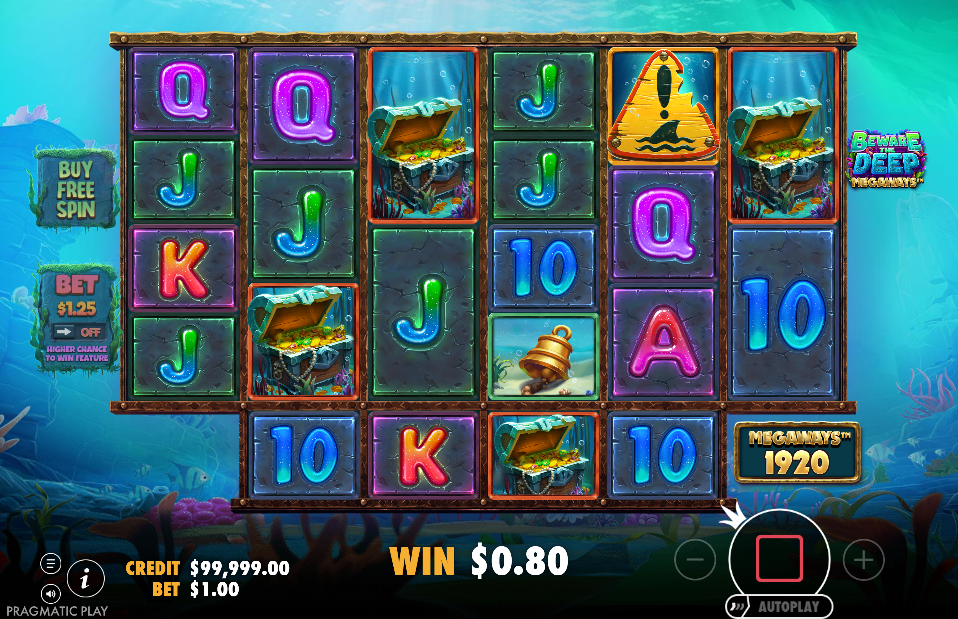 Beware the Deep Megaways Big Win