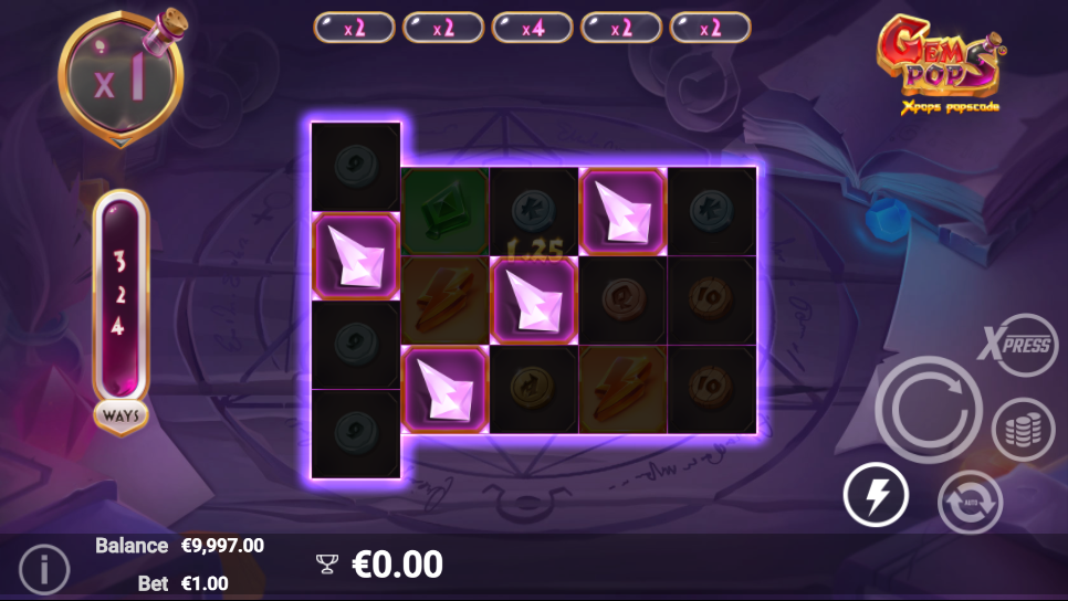 Gem Pops Free Spins