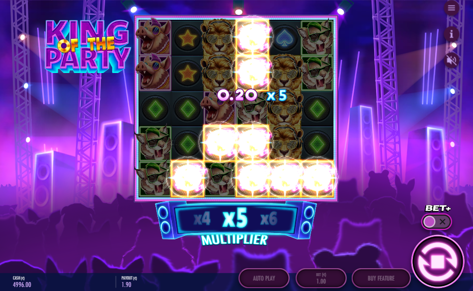 King of the Party Big Win