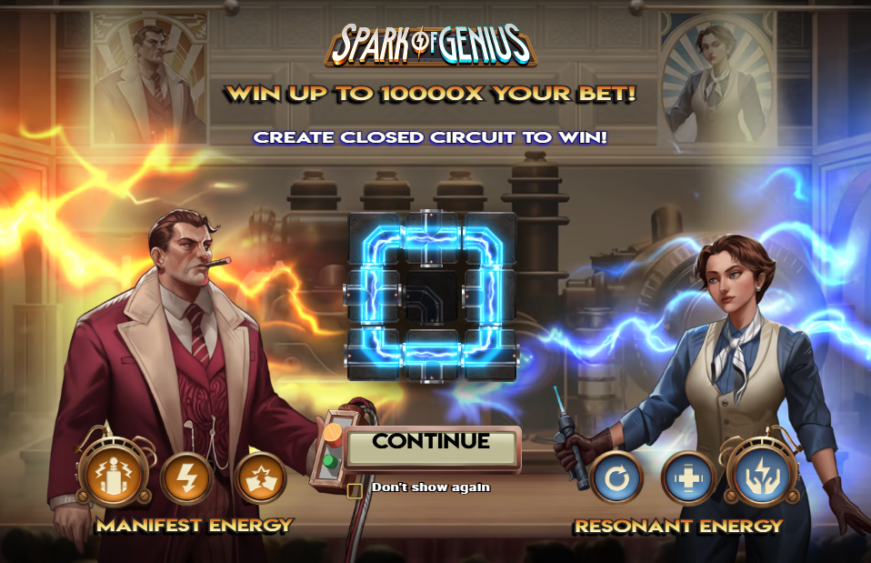 Spark of Genius Welcome Page