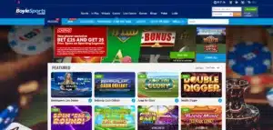 BoyleSports Casino Homepage
