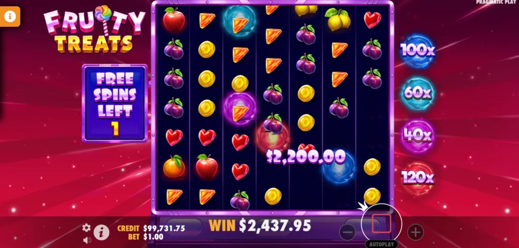 Fruity Treats - Super Free Spins