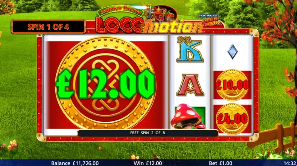 Rainbow Riches Locomotion - Free Spins