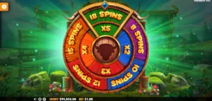 Release the Bison - Free Spins Wheel