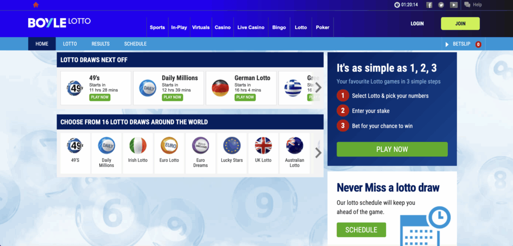 Boyle Casino Lottery