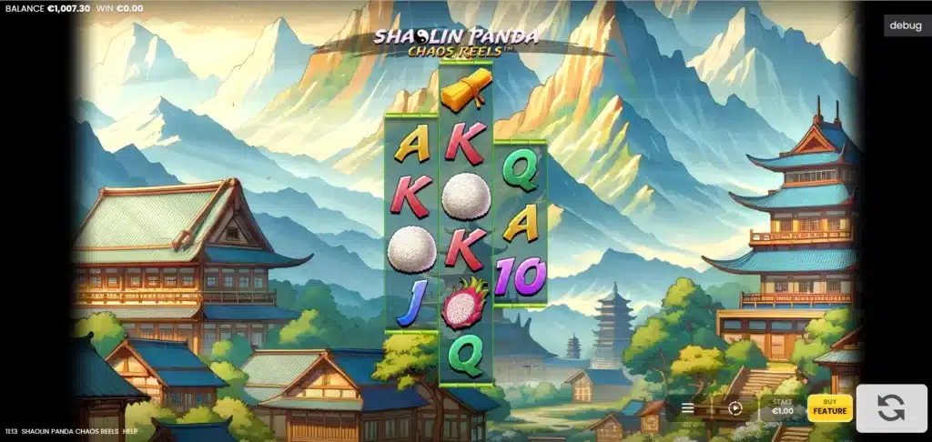 Shaolin Panda Chaos Reels - Base Game