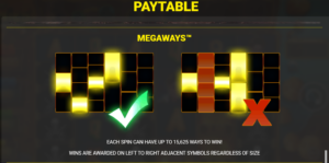 The Goonies Megaways - Paylines