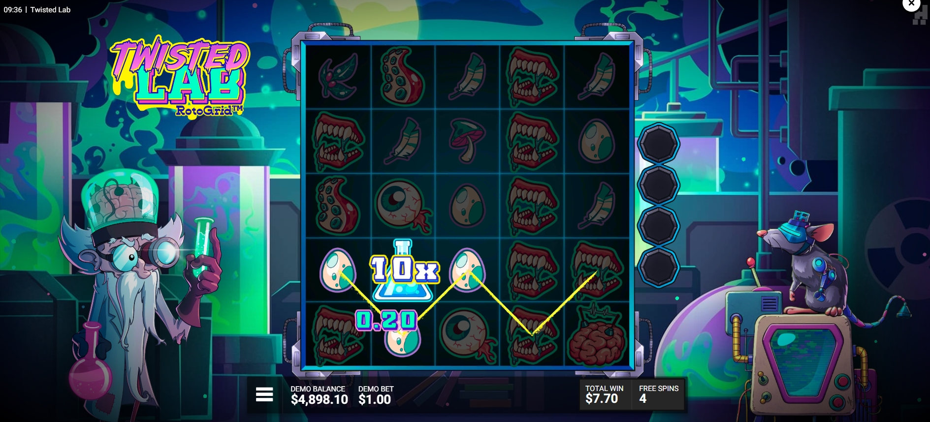 Twisted Lab - Unleash the Ooze Free Spins