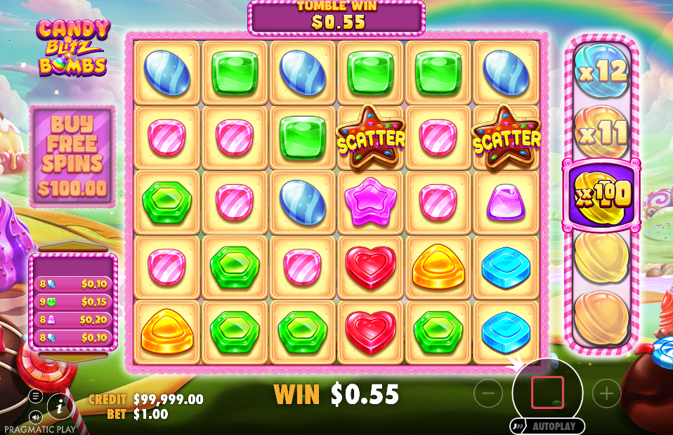 Candy Blitz Bombz Scatter Symbols